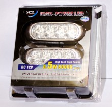    YCL-694A 6000K 0.5Wx8LED,- 
