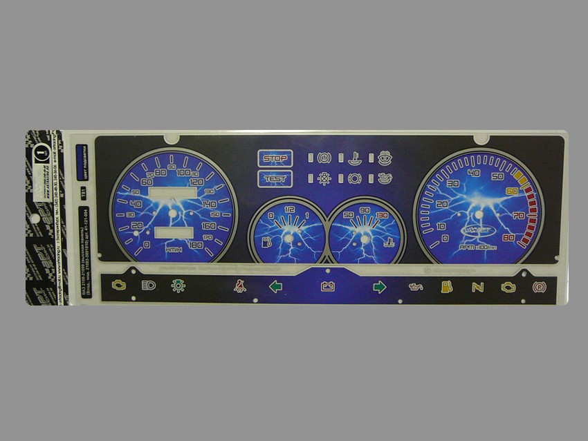 Вставка в панель приборов для ВАЗ 2108 - 099 (высокая панель), молния