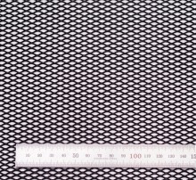 Сетка алюминиевая мелкая ячея(ромб) 100смх40см,черная