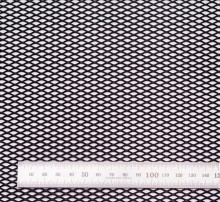 Сетка алюминиевая мелкая ячея(ромб) 120смх20см,черная