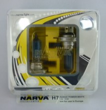  H7 (55) PX26d RANGE POWER WHITE 4100K (2) 12V NARVA /1/10 NEW,N-98518RPW2