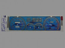 Вставка в панель приборов для ВАЗ 2108 - 099 (высокая панель), дельфины