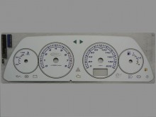 Вставка в панель приборов для ВАЗ 2110 - 12 (1 широкое окно), белая