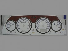 Вставка в панель приборов для ВАЗ 2110 - 12 (1 широкое окно), деревянная