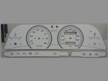 Вставка в панель приборов для ВАЗ 2110 - 12 (2М механика), белая