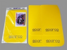 Брызговики "SPARCO" большие, жёлтые