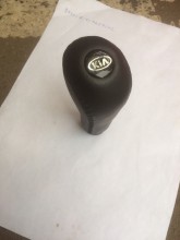 Ручка КПП кожаная для Kia(Киа),черная