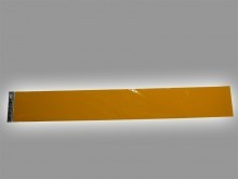 Полоса на лобовое стекло для ВАЗ 2101-21099,иномарок (без надписи),жёлтая