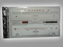 Вставка в панель приборов для ВАЗ 2101, Ока, белая