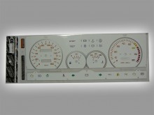 Вставка в панель приборов для ВАЗ 2108 - 099 (высокая панель), белая