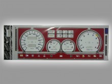 Вставка в панель приборов для ВАЗ 2108 - 099 (высокая панель), красная